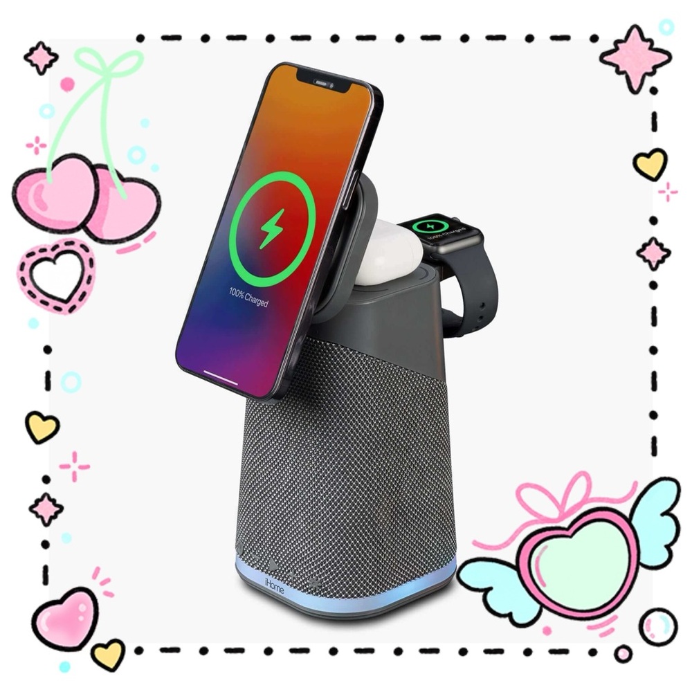 🌺NEW🌺 iHome Power Tower Triple Charging Speaker